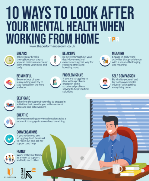 10 ways to look after your mental health at work - The Performance Room